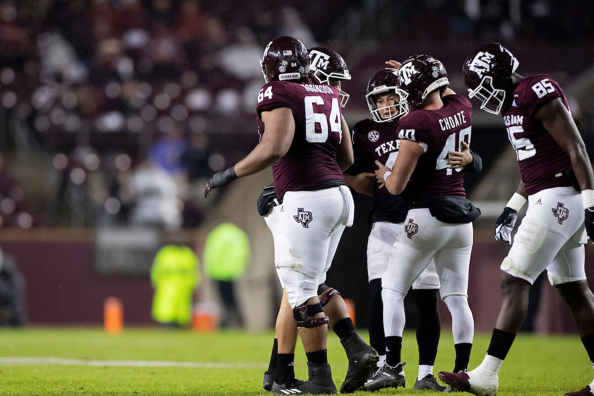 COLLEGE STATION, TX - 20201128 - Texas A&M Aggies Football vs. LSU Tigers